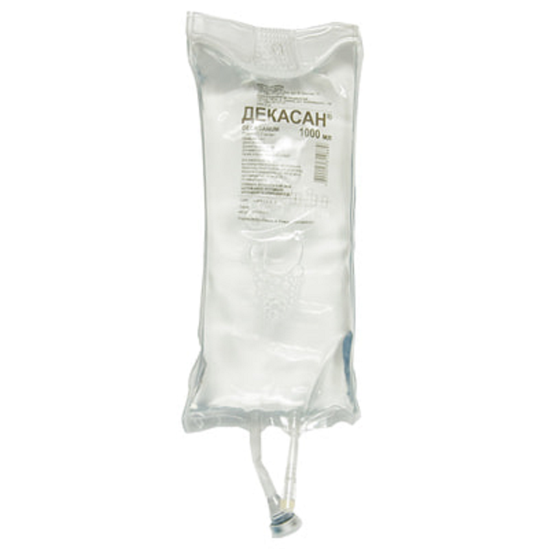 ДЕКАСАН® розчин 0,2 мг/мл, по 1000 мл в контейнерах полімерних